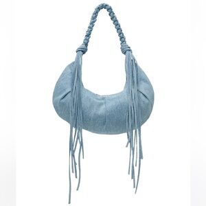 NWT Holzweiler Blue Cocoon Denim Small Bag